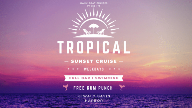 Waikiki Tropical Sunset Boat Cruise 768x432